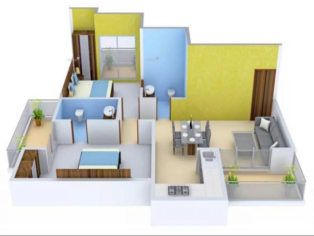 2 Schlafzimmer Haus in Ghaziabad, India, Nr. 16356