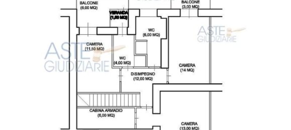 11 rooms Apartment in Portici, Italy No. 12465 14