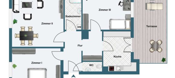 3 غرف نوم شقة في Frankfurt am Main, Germany رقم 287490 11