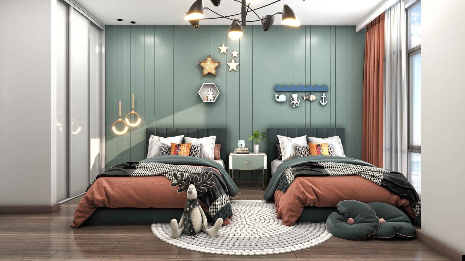 4 غرف نوم شقة في PLAZA 2 BY REPORTAGE, Masdar City, UAE رقم 59807