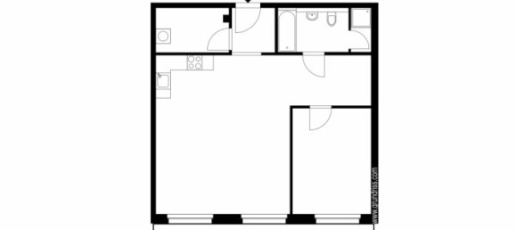 Квартира с 2 комнатами в Лихтерфельде, Германия № 342892 10