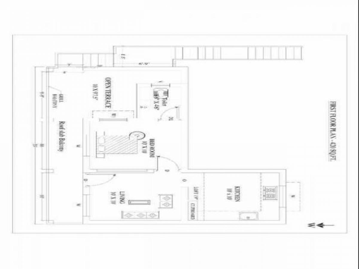 2 bedrooms House in Tirunelveli, India No. 7756