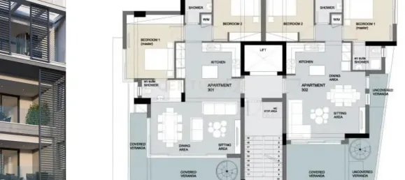 2 bedrooms Apartment in Germasogeia, Cyprus No. 5443 8