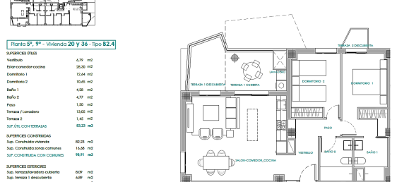 Apartamento de 2 dormitorios en El Campello, Spain No. 4517 16