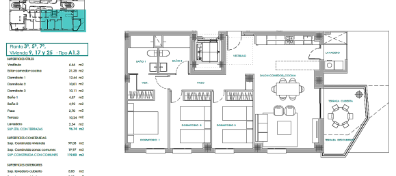 Apartamento de 2 dormitorios en El Campello, Spain No. 4517 15