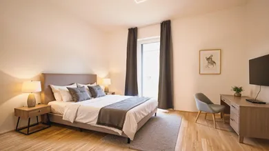 2غرفة شقة في Horsching, Austria رقم 146625