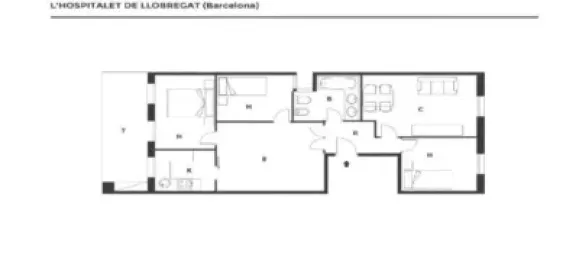 4 bedrooms Apartment in L'Hospitalet de Llobregat, Spain No. 32574 15