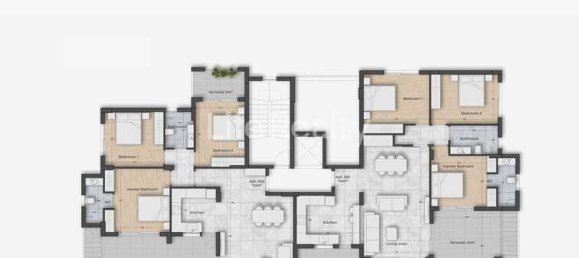 3 غرف نوم بانتهاوس في Germasogeia, Cyprus رقم 18179 2