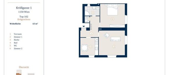 2 rooms Apartment in Rudolfsheim-Funfhaus, Austria No. 241767 12