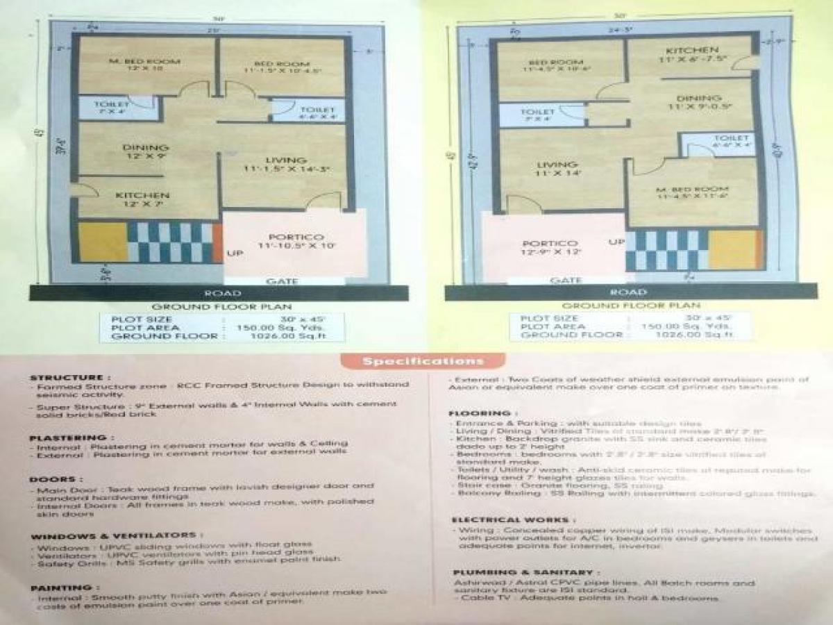 2 bedrooms House in Hyderabad, India No. 3110