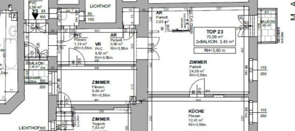 Квартира с 2 комнатами в Рудольфсхайм-Фунфхаус, Австрия № 217017 17