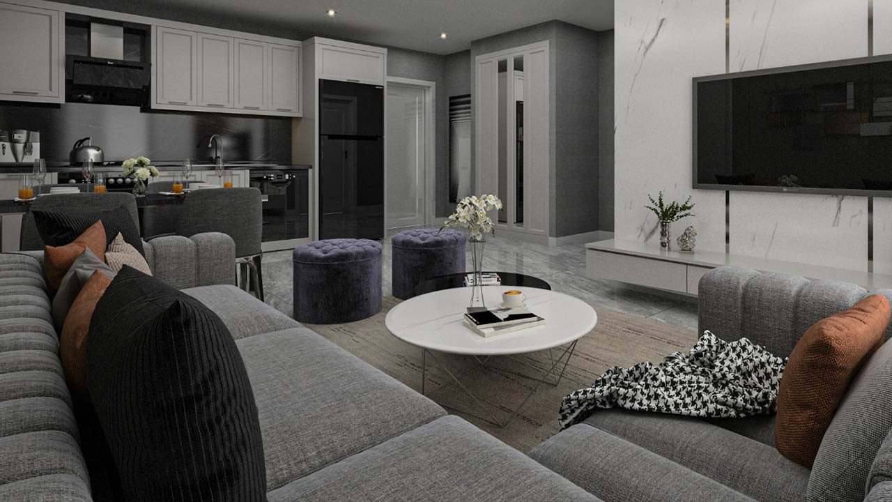 Apartamento 3+1 em New Level Kleopatra 2, Alanya, Turkey N.º 38404