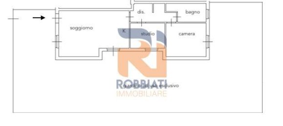 Квартира с 1 спальней в Павия, Италия № 341508 4