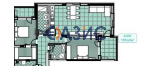 2 bedrooms Apartment in Nesebar, Bulgaria No. 943 2