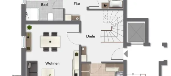 Dúplex de 4 habitaciónes en Wesel, Germany No. 210765 17
