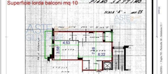 Apartamento de 3 divisões em Rome, Italy N.º 30751 21