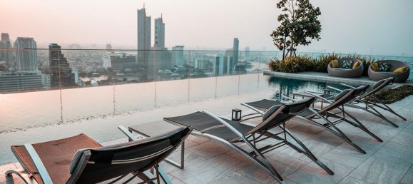 Кондоминиум с 2 спальнями в The Lofts Silom, Пляж Рейли, Таиланд № 27783 13