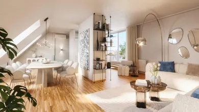 2 rooms Duplex in Hernals, Austria No. 57391