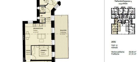 3-salle Appartement à Penzing, Austria No. 153702 11