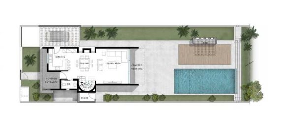 4 غرف نوم فيلا في Geroskípou, Cyprus رقم 15416 3