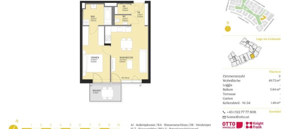 2 rooms Apartment in Vienna, Austria No. 340 7