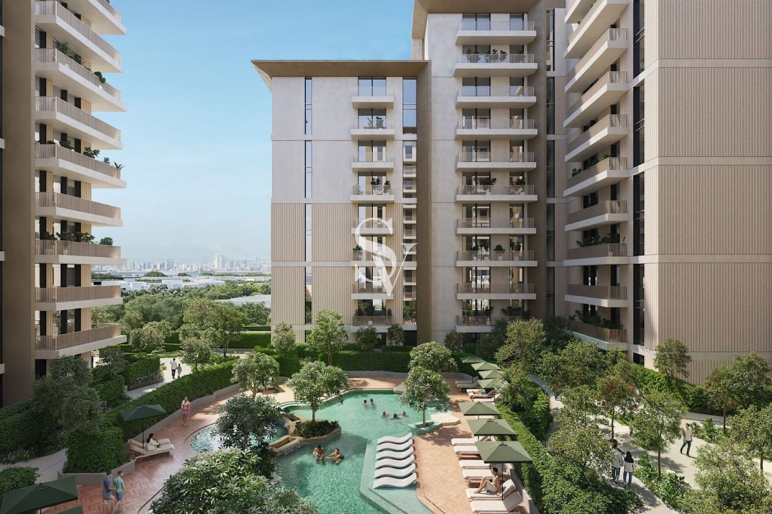 Квартира с 2 спальнями в Dubai South (Dubai World Central), Дубай, ОАЭ № 122992
