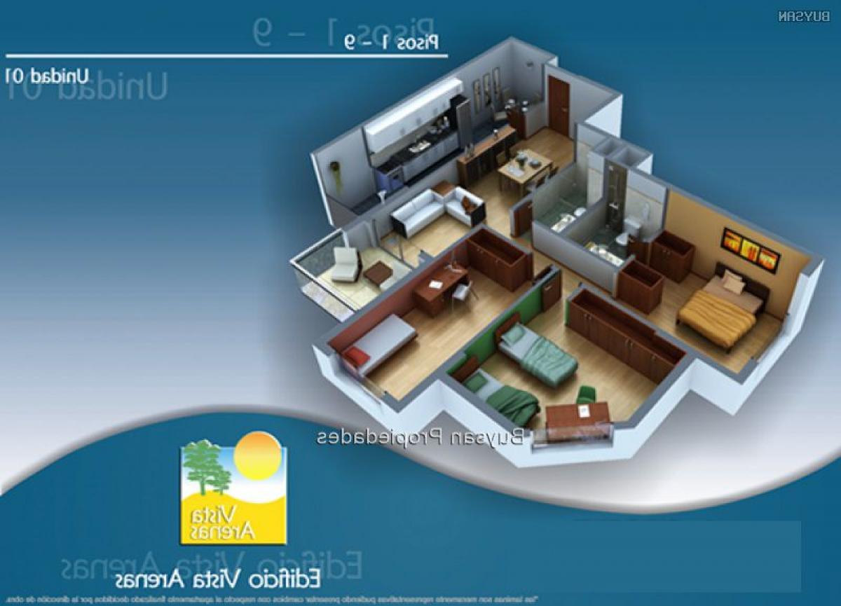 3 bedrooms Apartment in Montevideo, Uruguay No. 149