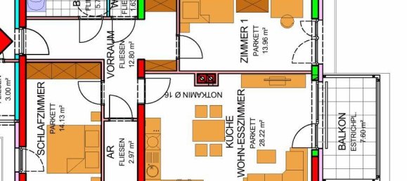 3غرفة شقة في Amstetten, Austria رقم 250511 2