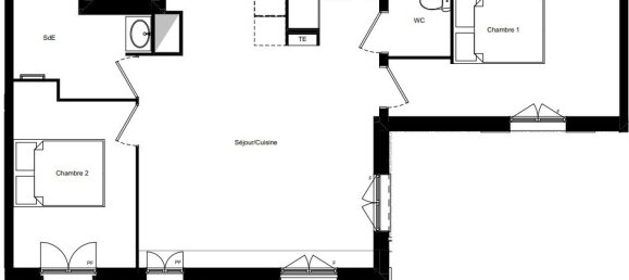 2 غرف نوم شقة في Compiegne, France رقم 63511 4