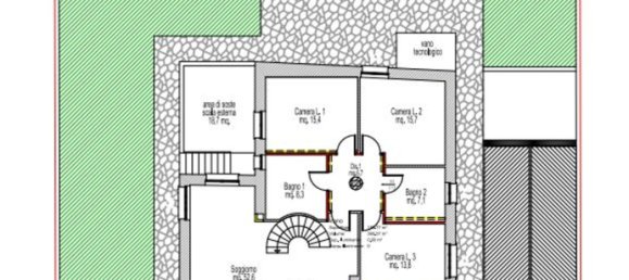 Вилла с 4 комнатами в Монца, Италия № 6250 5