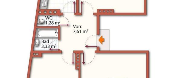 3 rooms Apartment in Meidling, Austria No. 186062 14