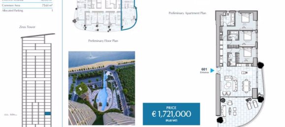 3 chambres appartement à vendre à Limassol, Cyprus № 9509 30