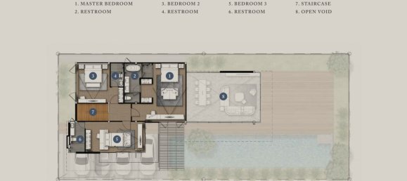 Villa de 4 dormitorios en Pattaya, Thailand No. 20181 12