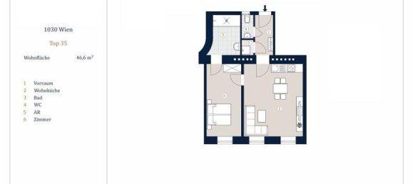 2 rooms Apartment in Vienna, Austria No. 148469 11