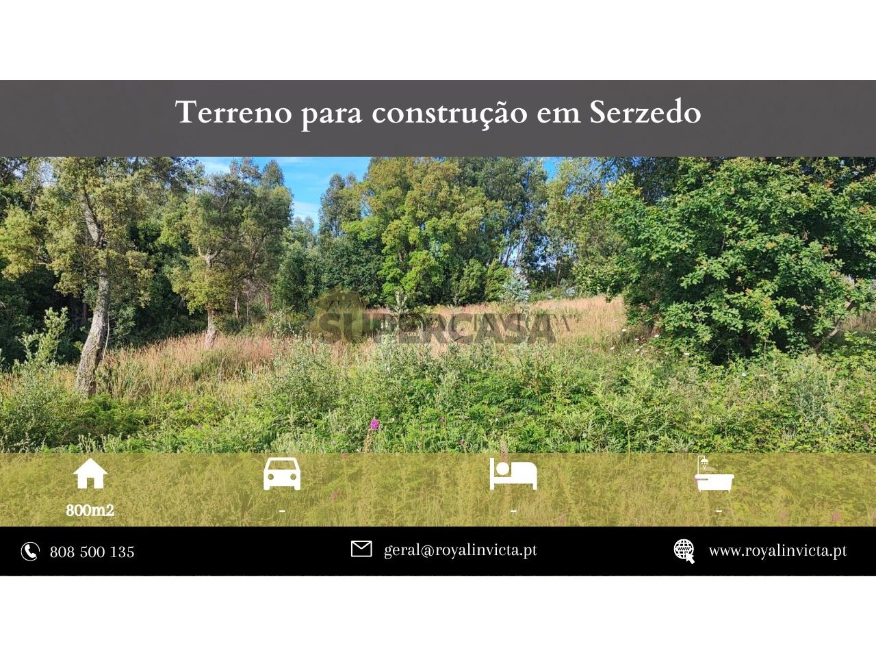 490m² Land in Vila Nova de Gaia, Portugal No. 161468