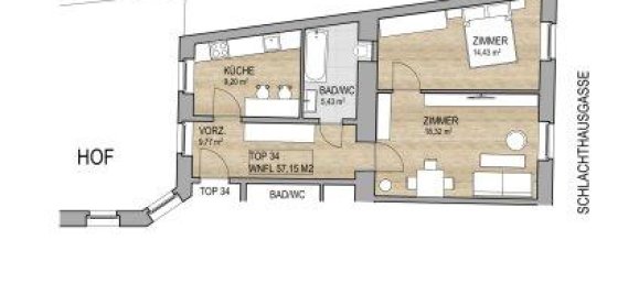 2 rooms Apartment in Vienna, Austria No. 182666 14