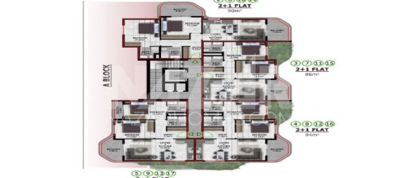 Appartement 1+1 à Alanya, Turkey No. 14346 17