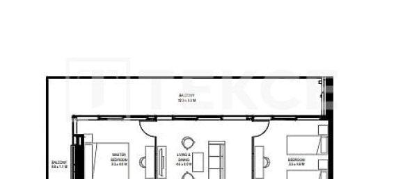 3 غرف نوم شقة في Aljada, UAE رقم 52973 12