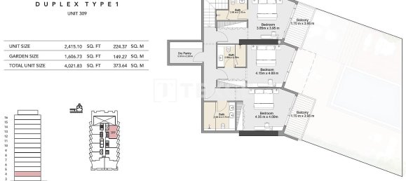 3 bedrooms Apartment in Deira, UAE No. 24827 13