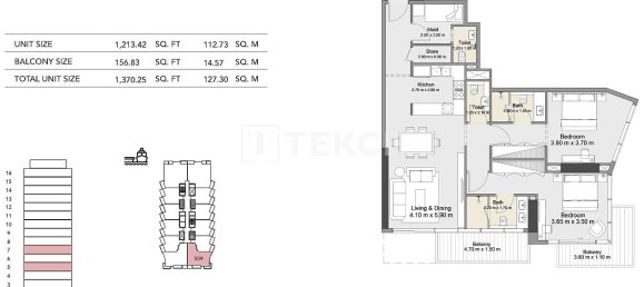 3 bedrooms Apartment in Deira, UAE No. 24827 11