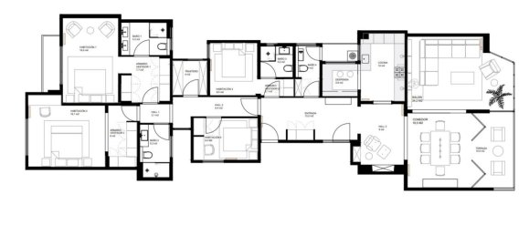 Apartamento T4 em Barcelona, Spain N.º 18024 12