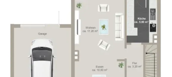 3غرفة تاون هاوس في Karlshorst, Germany رقم 351381 4