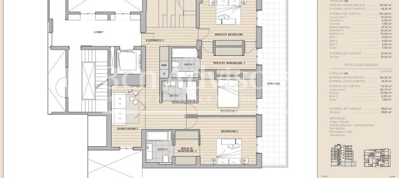 3 غرف نوم بانتهاوس في Barcelona, Spain رقم 164208 45