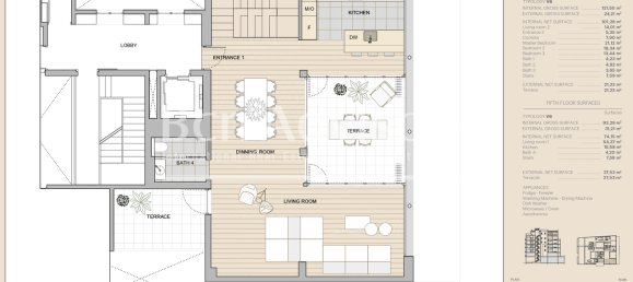 3 غرف نوم بانتهاوس في Barcelona, Spain رقم 164208 44