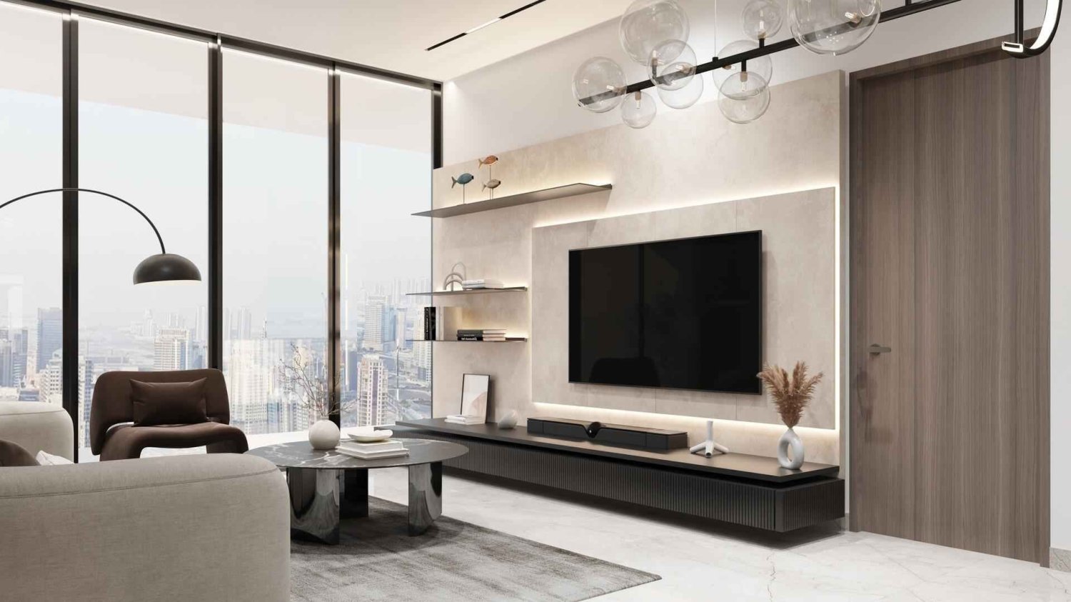 Квартира с 2 спальнями в Samana Rome, Meydan, ОАЭ № 64204