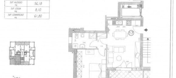 2 rooms Apartment in Reggio Emilia, Italy No. 258983 22