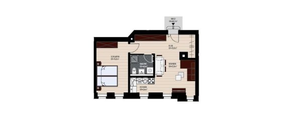 1 Schlafzimmer Wohnung in Leipzig, Germany, Nr. 59361 5