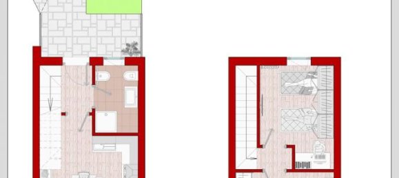 Квартира с 3 комнатами в Коста Серина, Италия № 19517 14