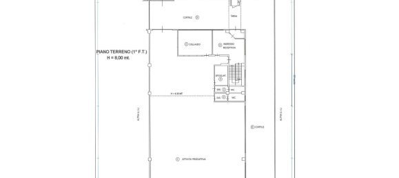 Lagerhaus in Turin, Italy 700m², Nr. 53924 39