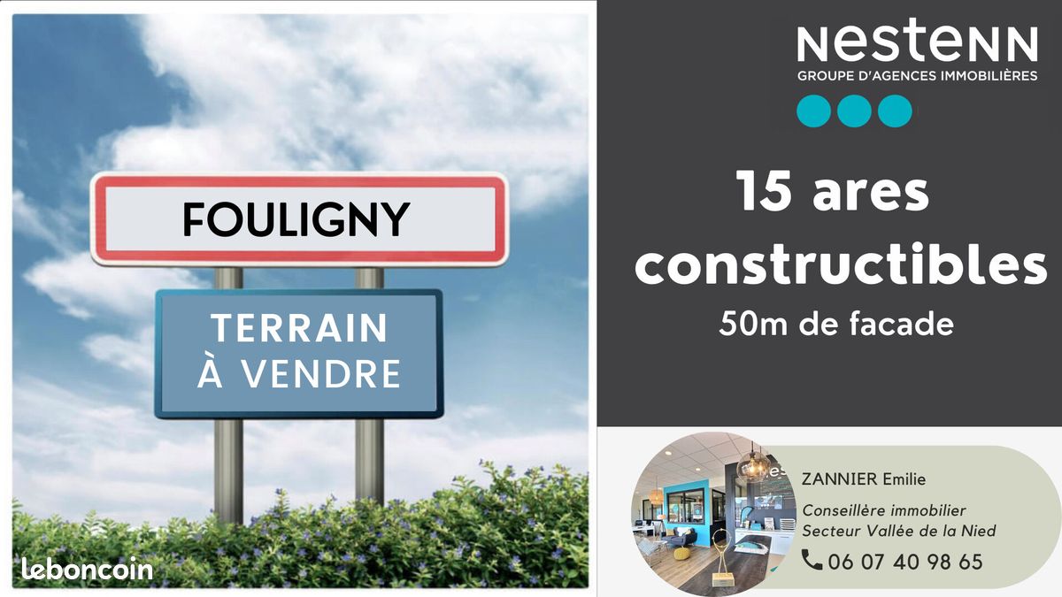 Terreno en Fouligny, France 1577 m² No. 78402